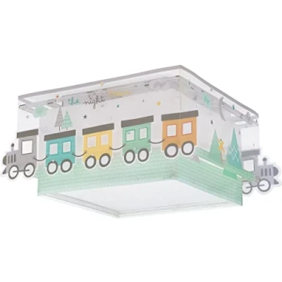 Afbeelding van Dalber plafondlamp voor kinderen, The Night Train Former, kroonluchter kinderkamer, kinderen