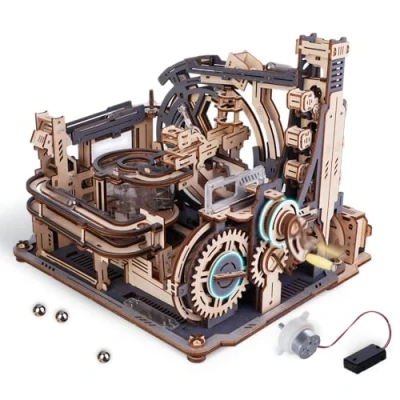 Afbeelding van ROKR LGC01 elektrische 3D puzzel voor volwassenen, kogelbaan, nachtstad 2.0, cadeau idee mannen