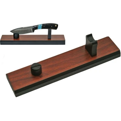 Afbeelding van Mes Display Gelakt Hout voor 1