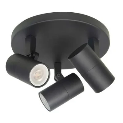 Afbeelding van Spot Piccolo Zwart GU10 mini 35mm 3 Lichts Ø 17cm