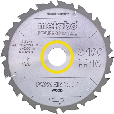 Afbeelding van Metabo 628071000 Cirkelzaagblad 160 mm 1 stuk(s)