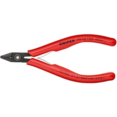 Afbeelding van Knipex Werk 75 12 125 Elektronica en fijnmechanica Zijkniptang Met facet mm