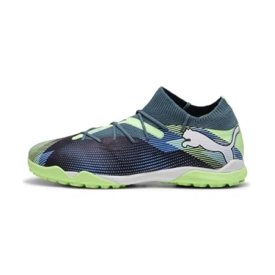 Afbeelding van Puma Future 7 Match TT Voetbalschoenen voor kunstgras, Heren, Maat: 43, Gray skies/white/fizzy apple Textiel/ synthetisch