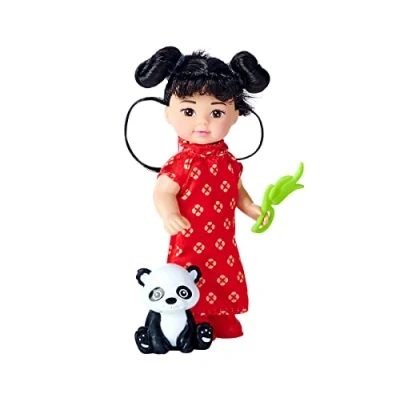 Afbeelding van Doll Evi with wild animals Willekeurig Verzonden 1 POP
