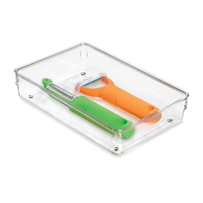 Afbeelding van Idesign Linus Lade Organizer, Doorzichtig, 15.24 x 22.86 5.33 cm