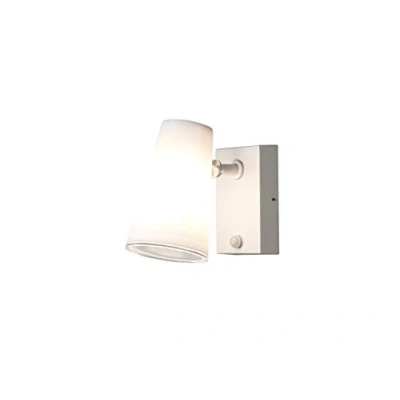 Afbeelding van Konstsmide Fano 7873 250 Buitenlamp met bewegingsmelder (wand) LED E27 25 W Wit