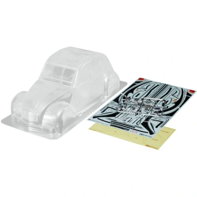 Afbeelding van TAMIYA 51605 carrosserieset voor Citroen 2CV Charleston, transparant