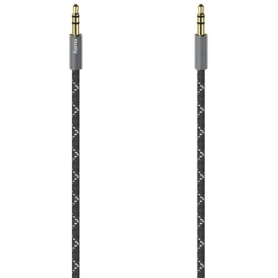 Afbeelding van Hama Audiokabel 3,5 Mm Jack St. Stereo Metaal Verguld 0,75 M