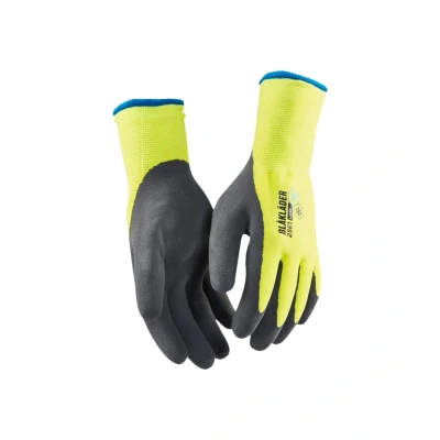 Afbeelding van Blaklader Werkhandschoen Ambacht gevoerd latex gecoat 2961 1451 High Vis Geel