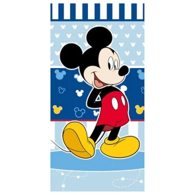 Afbeelding van Mickey Mouse strandlaken 70 x 140 cm Blauw