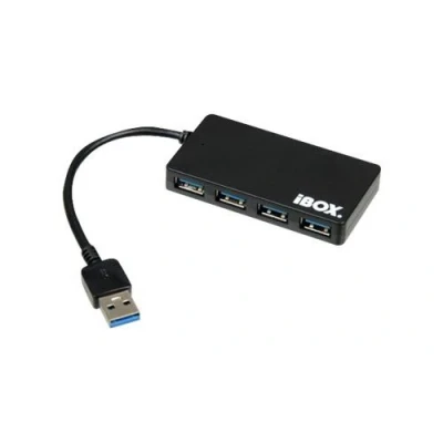 Image de iBOX IUH3F56 Concentrateur (hub) 4 x SuperSpeed USB 3.0 de bureau