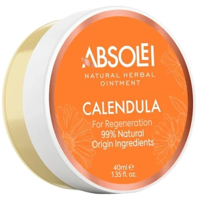 Afbeelding van Absolei Goudsbloemzalf, natuurlijke zalf voor brandwonden, wonden en snijwonden, 40 ml