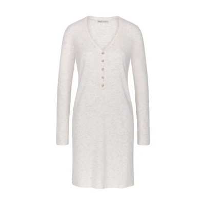 Afbeelding van Triumph Nachtjapon, Dames, Maat: 38, Light grey melange