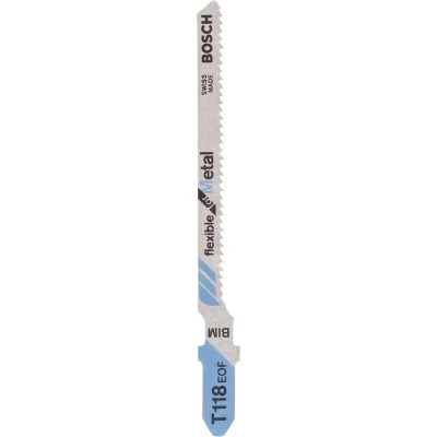 Afbeelding van Bosch Decoupeerzaagblad T 118 EOF Flexible for Metal 3 stuks