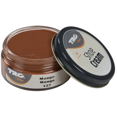 Afbeelding van TRG schoencrème met bijenwas mango bruin 50 ml