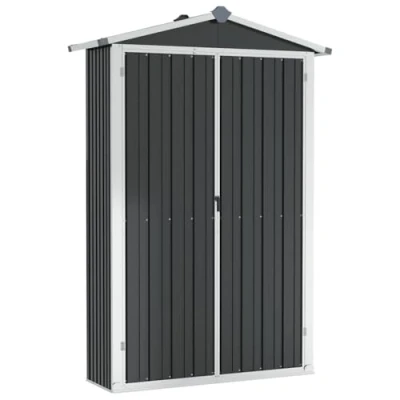 Afbeelding van vidaXL Tuinhuis, antraciet, 116 x 45 175 cm, verzinkt staal