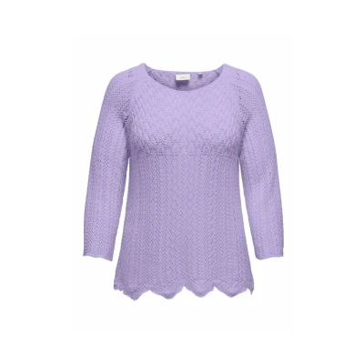 Afbeelding van Only Carmakoma CARNOLA LIFE 3/4 PULLOVER KNT NOOS Lavender