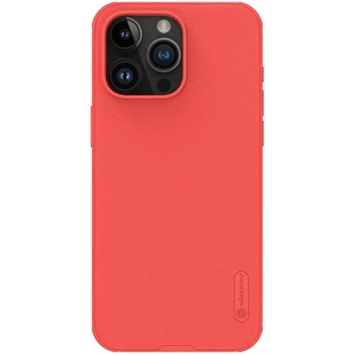 Afbeelding van Nillkin Super Frosted Shield Hoesje Geschikt voor Apple iPhone 15 Pro Rood