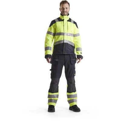 Afbeelding van Blaklader Multinorm werkbroek Inherent 1489 1512 Marine/High Vis Geel D96