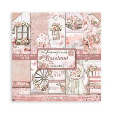 Afbeelding van Stamperia Roseland 12x12 Inch Paper Pack (SBBL136)