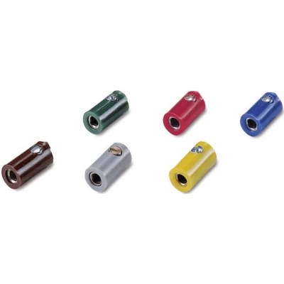 Afbeelding van Modelspoor mof 2.6 mm 100 stuk(s) Zonder dwarsgat Bruin