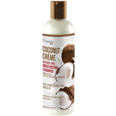 Afbeelding van Africa&#039;s Best Originals Coconut Creme Sulfate Free Moisturzing Shampoo 355ml