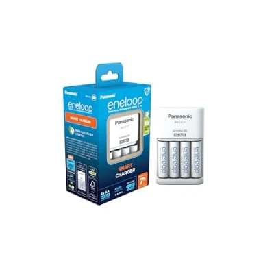 Afbeelding van Panasonic Eneloop Oplader + 4x AA 2000 mAh batterijen BQ CC17
