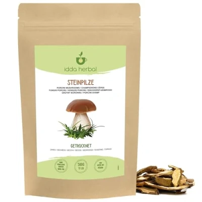 Afbeelding van gedroogde eekhoorntjesbrood (500 g), Boletus Edilus, champignons, hele eekhoorntjesbrood, 100% natuurlijk en zuiver, veganistisch