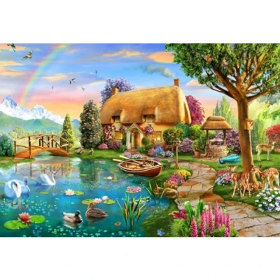 Afbeelding van Bluebird Puzzle Lakeside Cottage 1000 Teile.