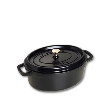 Afbeelding van Staub Cocotte , Ovaal 29 Cm Zwart