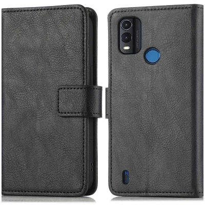 Afbeelding van Nokia G11 Plus Hoesje Met Pasjeshouder iMoshion Luxe Bookcase Zwart