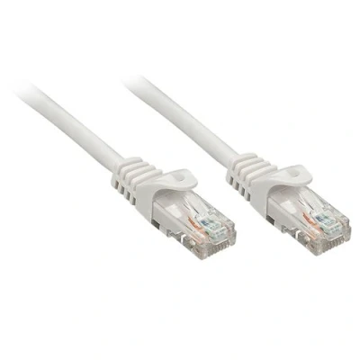 Image de Lindy Cordon de raccordement RJ 45 (M) pour 1 m UTP CAT 5e gris (pack 50)