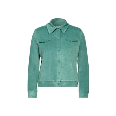 Afbeelding van Cecil suedine jack raw salvia green 212116 15315