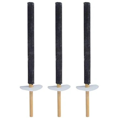 Afbeelding van Wax fakkels set van 6 stuks voor wandel en looptochten (wasfakkels 60 min)