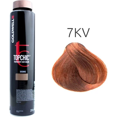 Afbeelding van Goldwell Topchic Hair Color bus 250 ml 7KV Fascinerend Koper Violet