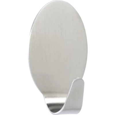 Afbeelding van Wenko Wandhaak Dwerg 4,2 Cm Rvs Matzilver 2 Stuks