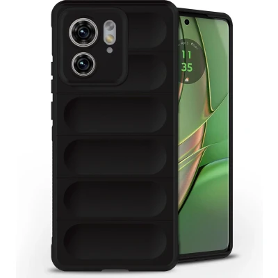 Afbeelding van iMoshion Hoesje Geschikt voor Motorola Edge 40 Siliconen Color Backcover Zwart