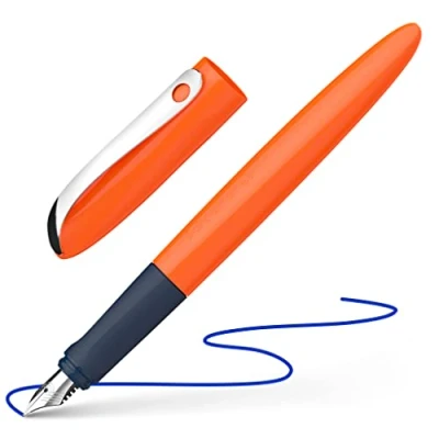 Afbeelding van Vulpen Schneider Wavy oranje in kartonetui