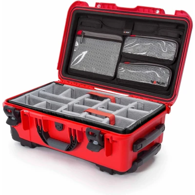 Afbeelding van Nanuk 935 case w/lid org./divider Red Pro Photo Kit
