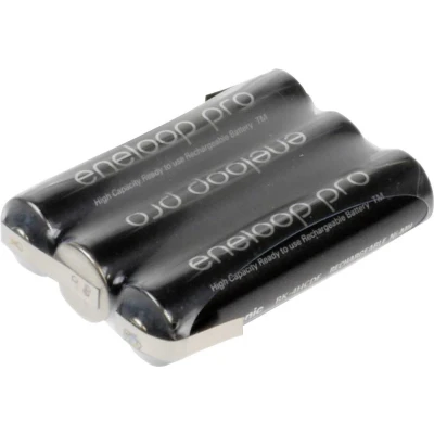 Afbeelding van Panasonic eneloop Pro Accupack Aantal cellen: 3 Batterijgrootte: AAA (potlood) Z soldeerlip NiMH 3.6 V 900 mAh