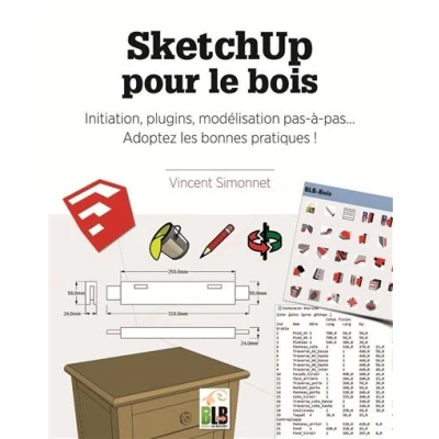 Image de SketchUp pour le bois