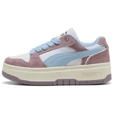 Afbeelding van PUMA Rebound Femme Memoires Jr Meisjes Sneakers White Haute Tropic Plum Jam