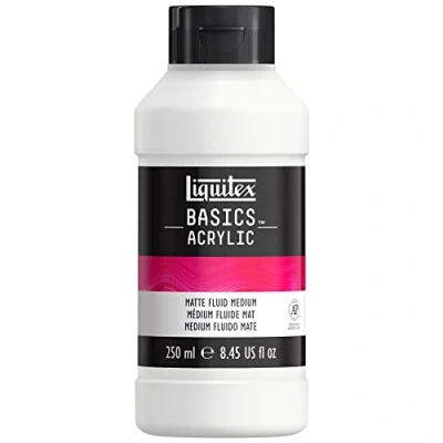 Afbeelding van Liquitex Basics 250ml Fles Mat vloeibaar medium