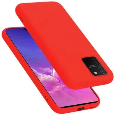 Afbeelding van Cadorabo Hoesje geschikt voor Samsung Galaxy A91 / S10 LITE M80s in LIQUID ROOD Beschermhoes gemaakt van flexibel TPU silicone Case Cover