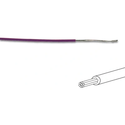 Afbeelding van Montagedraad Diameter: 1.4 mm 0.2 mm2 Meeraderig Violet
