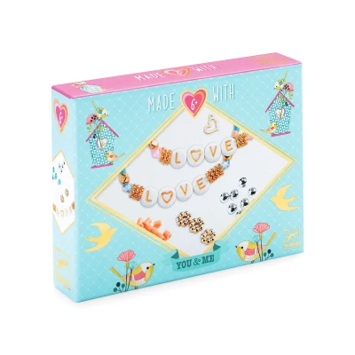 Afbeelding van Djeco armbandjes maken me &amp; you letter threading