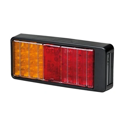 Afbeelding van HELLA 2VA 357 020 011 Achterlicht rechts, Links rood/geel zwart PRO High Carbon
