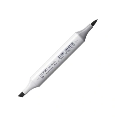 Image de COPIC Sketch N 9, Neutral Gray No. Twin Marker avec une pointe moyenne et pinceau