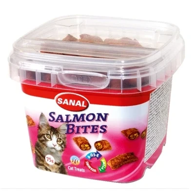 Afbeelding van Sanal Cat Salmon Bites Cup 75 GR