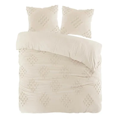 Afbeelding van Dekbedovertrek Papillon Deluxe+ Helsinki Lits jumeaux 240x200/220 cm Zand